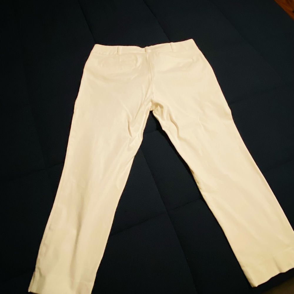 New York & Company Khaki Chinos with Tailored Fit